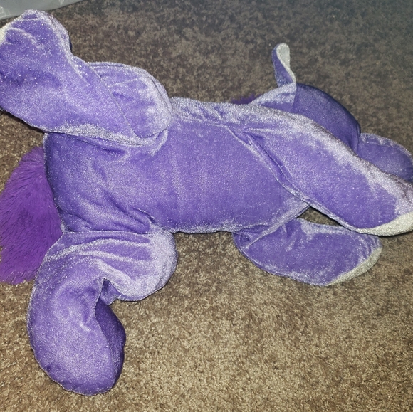 Purple unicorn stuffed animal plush - Picture 6 of 6